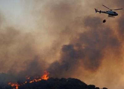 آتش سوزی گسترده دراسپانیا در پی ادامه گرمای شدید در اروپا