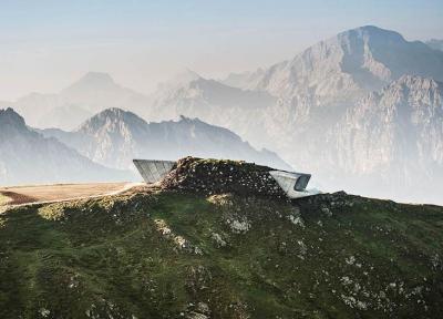 موزه کوهستانی مسنر در رشته کوه های آلپ، از عجایب بانو زاها حدید