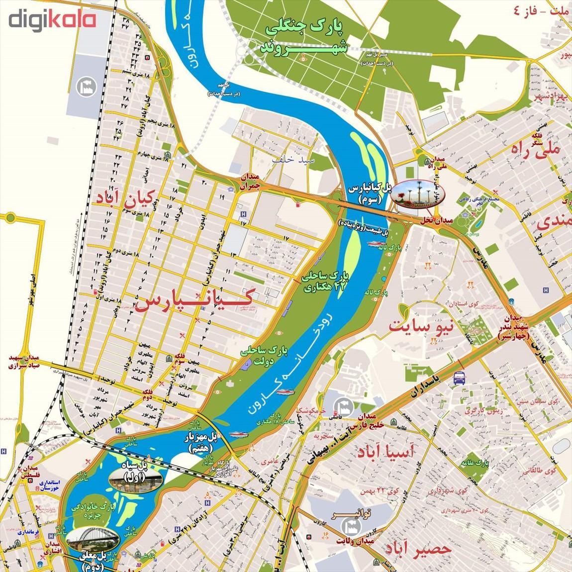 تاریخچه و نقشه جامع شهر اهواز