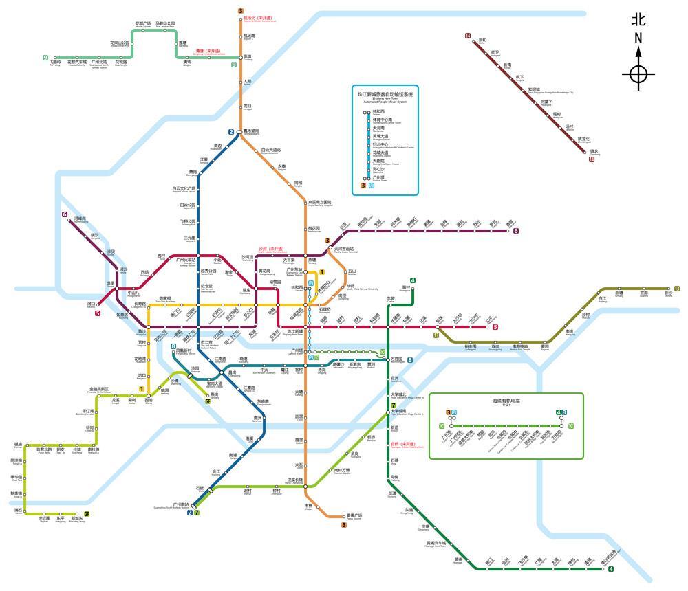 نقشه مترو گوانگجو