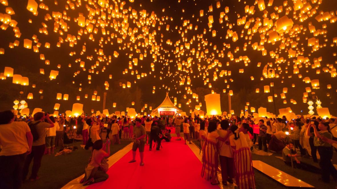 زمانبندی برای سفر در جشنواره های تایلند