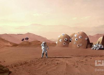 چاپ سه بعدی زیستگاه انسانی در ماه و مریخ