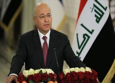 برهم صالح: بغداد خواهان حضور دائم نظامیان خارجی در عراق نیست