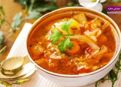 طرز تهیه سوپ سبزیجات رژیمی (سوپ چربی سوز)