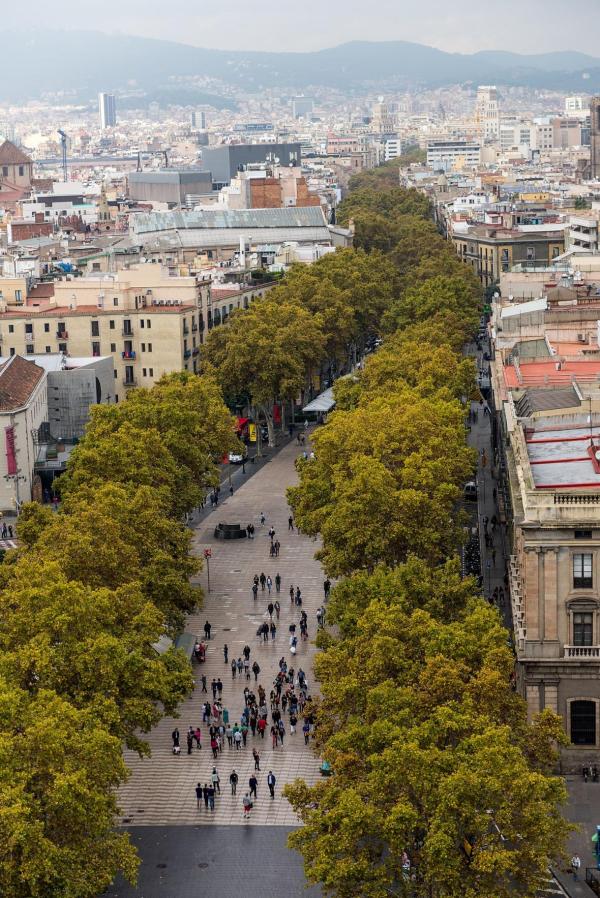 خیابان لارامبلا بارسلون (اسپانیا)