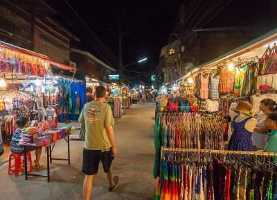 بازار دهکده ماهیگیر سامویی (تایلند)
