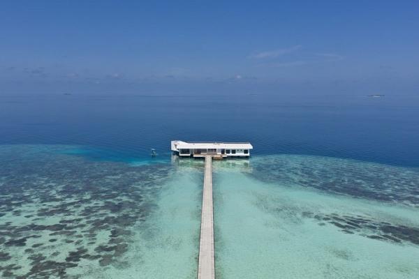 طرح محوطه سازی ویلا: اولین ویلای زیر آبی دنیا در مالدیو افتتاح شد