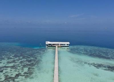 طرح محوطه سازی ویلا: اولین ویلای زیر آبی دنیا در مالدیو افتتاح شد