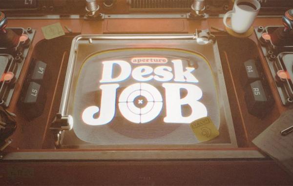 بازی Aperture Desk Job برای استیم دک و کامپیوتر معرفی گردید