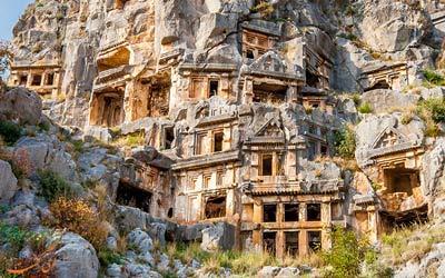 تور ترکیه: شهر باستانی میرا در ترکیه، سرزمین اسرارآمیز مردگان!