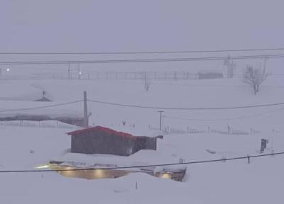 تصاویر ، شرایط قرمز در کوهرنگ ؛برف این شهر را بلعیده است